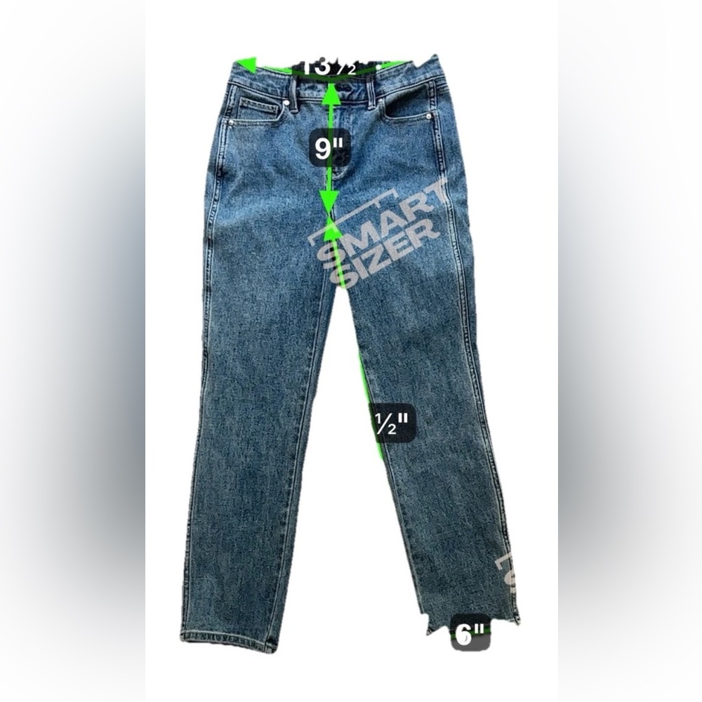 White House Black Market Blue High Rise Jeans - Picture 5 of 8
